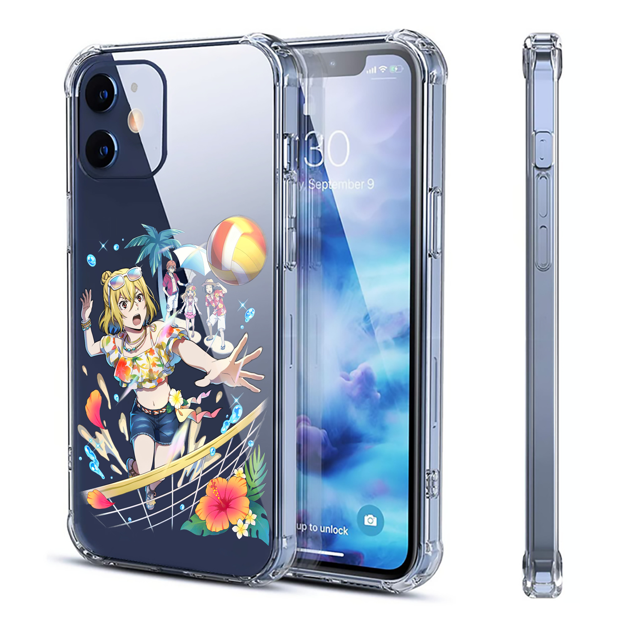 （画像用） 文豪ストレイドッグス Bungo Stray Dogs 【iPhone 12シリーズ対応】透明スマホケース（クリアソフトケース）